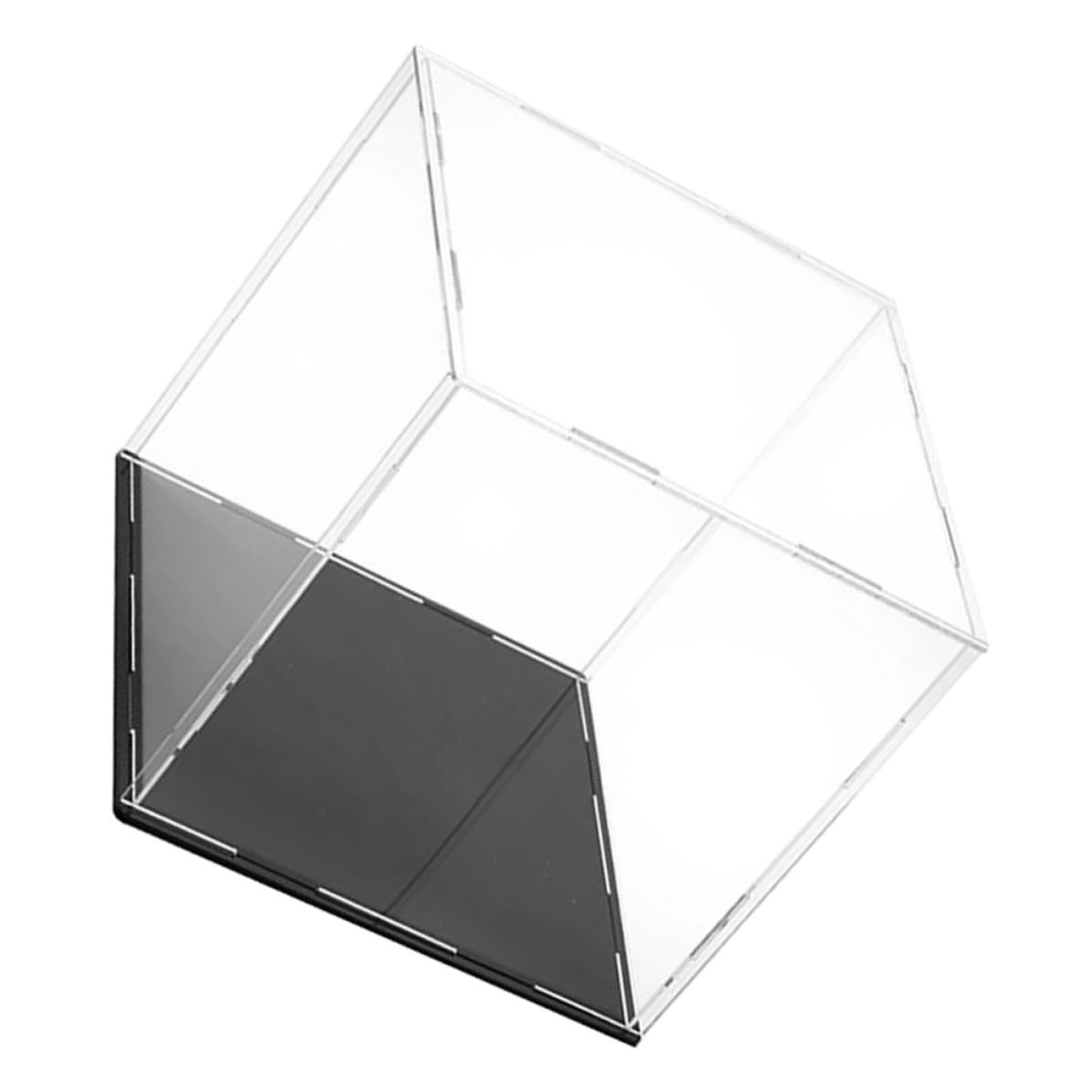 Vitrina de Balones Caja de Vitrina de Escritorio de Acrílico Transparente, Cubierta Protectora Desmontable, para Figuras de Acción y Muñecas, Caja Expositora para Coleccionables