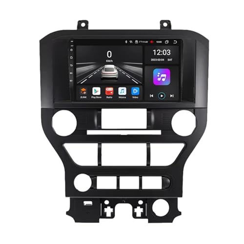 Voiture de Navigation GPS Ford Mustang pour Remplacer Autoradio d'Origine Sans WiFi