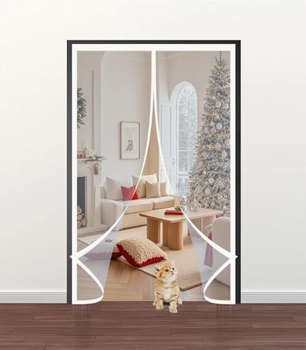 Rideau de porte isolé imperméable et coupe-vent pour balcon