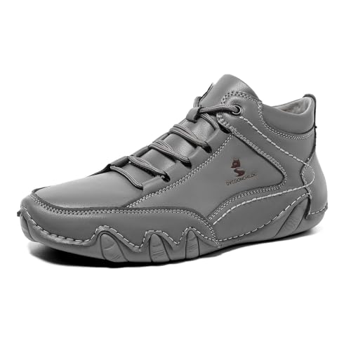 Zapatos de senderismo para hombre, impermeables, zapatillas de senderismo, zapatos de montaña, zapatos de senderismo, zapatos de exterior, pies anchos, transpirables, antideslizantes, para caminar