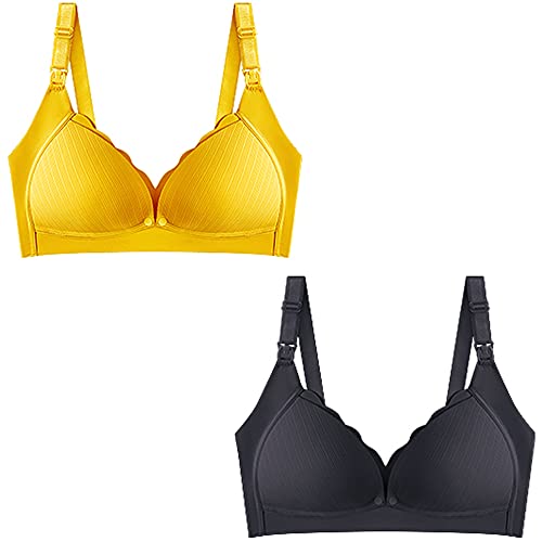 Soutien-gorge d'allaitement sans fil rembourré lot de 2 pour tirage mains libres 75C