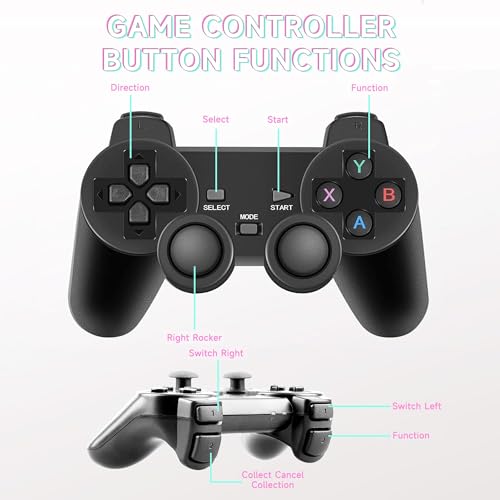 Maleyt Retro Game Player Console Retro Game Stick with 42,000+ Games, Hdmi Output Game Stick, TV-Connectable Game Stick, Plug and Retro Play Video Games for Tv, Wireless Game Stick(256GB) - Image 7