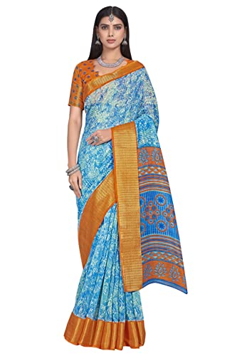 Image of Glory Sarees Women's Cotto Silk Saree With Blouse Piece (Fashion104 Parent)