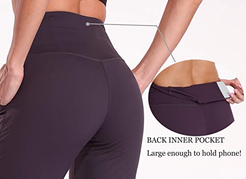 Image of Oalka Women's Joggers High Waist Yoga Pockets Sweatpants Sport Workout Pants