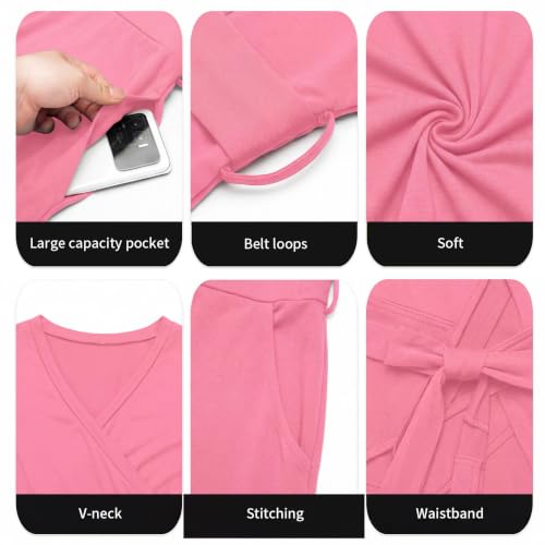 Image of Runwind Plus Size Dress for Women - 3 /4 Sleeve V Neck Maxi Dresses for Women (XL-6XL)