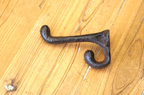 Midwestcrafthouse5rusticcoathookscastironacorn314longhatwallschooltowel Urban Country Home Decor Midwest craft house 5 rustic coat hooks cast iron acorn 3 14 long hat wall school towel urban country home decor