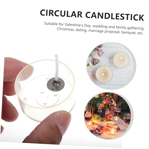 Kit para hacer velas con mechas de algodón TEHAUX miniatura 7