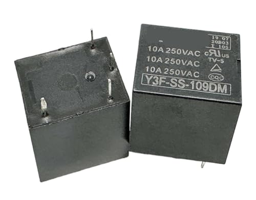 Relé Y3F-SS-112DM de 12 V 10A interruptor de 4 pines compatible con T73A para proyectos DIY 8