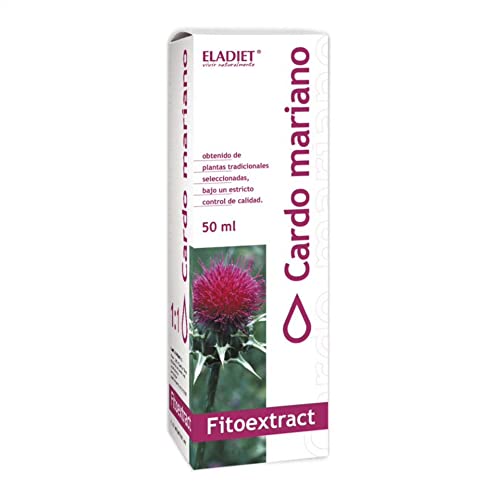 En Oferta Fitoextract De Cardo Mariano - 50 Ml - Ayuda Al Correcto Funcionamiento Del Sistema Digestivo Y Del Hígado - Ideal Para Reducir La Sensación De Pesadez Tras Las Comidas - Eladiet