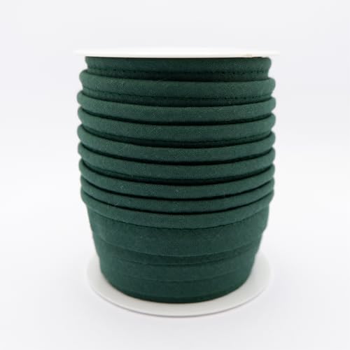 TEXTEX = Piping for Sewing Decoration, and Crafts. Composition 50% Cotton and 50% Polyester. Total Width of 15mm, Cord of 5mm