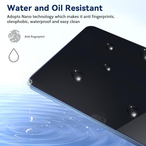 Image of IPROKKO 2 Pack Anti Blue Light Screen Protector Compatible with iPad 10th 2022 10.9 inch & iPad 11th A16 2025 11 inch, Matte Anti Glare Blue Light Filter Eye Protection Cover and Bubble Free