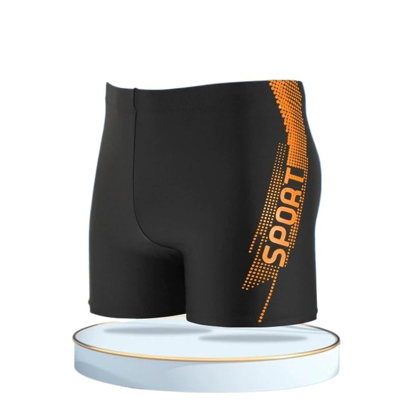 Men Summer Swimming Sport Wear, Men's Athletic Swim Trunks - Drawstring Waist2