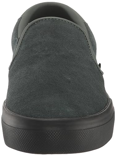 Lacoste Men's Jump Serve Slip Sneaker, Dark Green/Black, 11.52