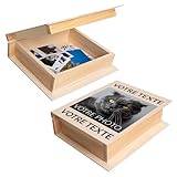 TAILLE PARFAITE - Avec des dimensions extérieures de 24 x 19 x 7,5 cm et des dimensions intérieures de 20,5 x 15,7 x 7,2 cm, cette boîte polyvalente naturelle et rectangulaire est parfaite comme boîte de rangement ou coffret cadeau.