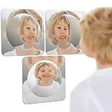 Special Supplies Sensory Bubble Wall Mirror - Interactive Acrylic Mirrors for Wall Decoration and Sensory Toys for Kids Classroom or Home -Sensory Room Decor -Visual, Tactile Stimulation (3 Pk)