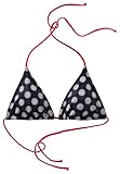 etirel Damen- Bikini-Oberteil Miri Floral, schwarz/rot dark,34