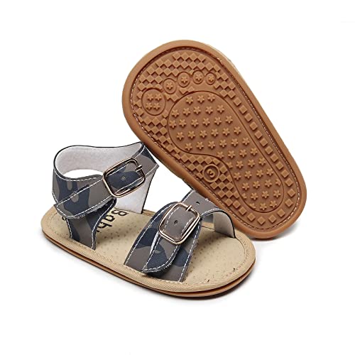 Girls Sandals Summer Double Buckle Rubber Sole Pu Leather Sandals Toddler Boys First Walkers Princess Dress Shoes2
