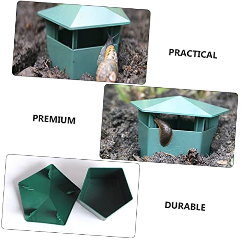 Ipetboom 8 Pçs -Caracóis Caixa De Captura Planária Coletores De Caracóis De Jardim Caracóis De Jardi