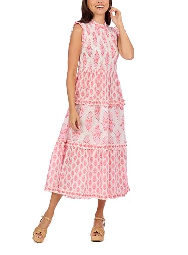 Image of Mud Pie Women's Mud Pie Women's Ward Smocked Midi Dress