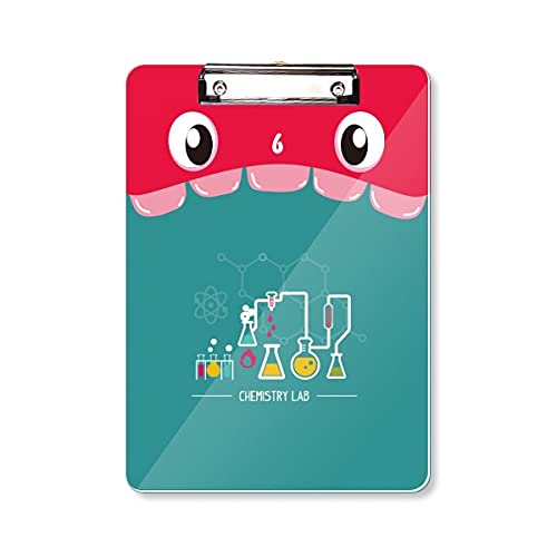 Bloc-notes A4 de chimie à tête plate pour laboratoire et révisions