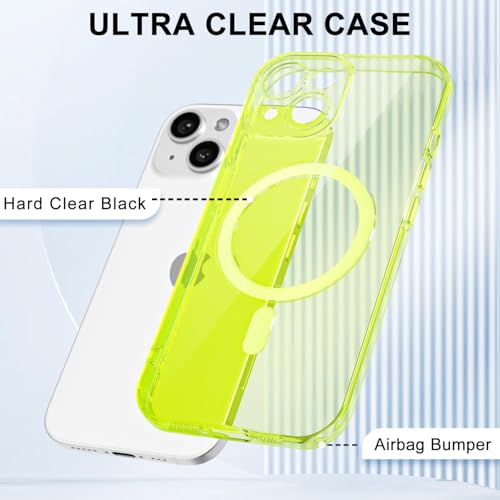 Coque silicone iPhone 14 Plus compatible MagSafe transparente et antichoc - 4
