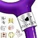 Stethoscope Name Tag Personalized Stethoscope ID Charm Accessories for Nurses Doctor Custom Engraved Name Badge with Birth Flower Nurses Week Gift ï¼ˆStyle 6 Silverï¼‰