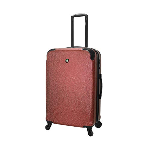 Mia Toro Italy Ofena Hardside 26 Inch Spinner Luggage, Red, One Size