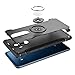 Mate 10 Lite/Nova 2i Case, Mingwei [with 360 ° Kickstand] Rotating Ring Case [Dual Shockproof] Protection Cover Compatible with [Magnetic Car Mount] for Huawei Mate 10 Lite (Black, Mate 10 Lite)