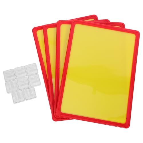 Porte-étiquette magnétique étagère stockage panneau indicateur entrepôt plastique