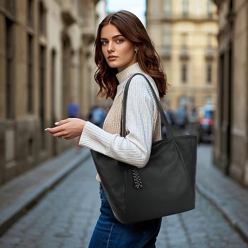 Image of TANTOMI Tote Purse for Women Large Shoulder Bag for Work Travel Purse and Handbags Weekender Bag with Zipper