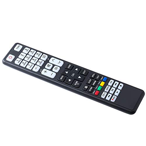 TV Remote Control Universal for LG,Sony,Samsung,Panasonic,Toshiba,Philips,Hisense,Sharp,Grundig TVs,Black