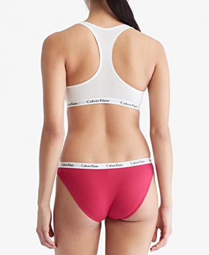 Calvin Klein Women's Carousel Logo Pride Cotton Stretch Bikini Panties, Multipack, Cherry Tomato/Persian Red/Lemon Lime/Aqua Green/Blue Ambience #TOP2