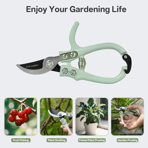Tijeras para Jardín Livianas con Diseño en Q para Poda miniatura 7