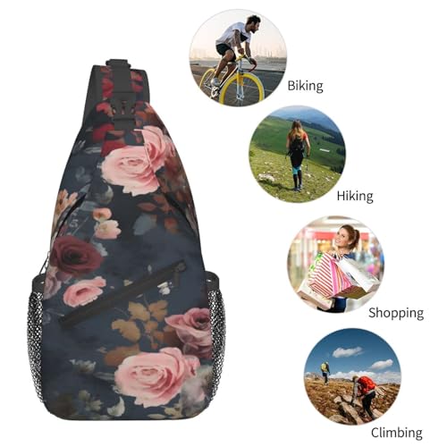 Bolso cruzado floral pequeño para mujer miniatura 5