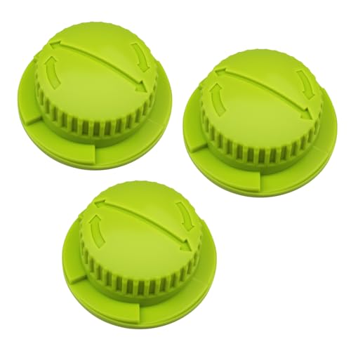 YaBeHo (3-Pack) AC05ABK & 530455002 Replacement Bump Knob for Ryobi Trimmer Head – Fits RY40250, RY40230, P2090, RY41135, RY253SS, RY252CS, RYSST44, AC04156