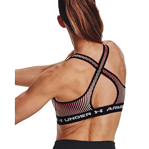 Image of Under Armour Crossback Mid Impact Heather Bra