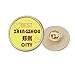 Produktbild Handelsstadt Zhengzhou Zeichen Runde Metall Golden Pin Brosche Clip, M, Metall