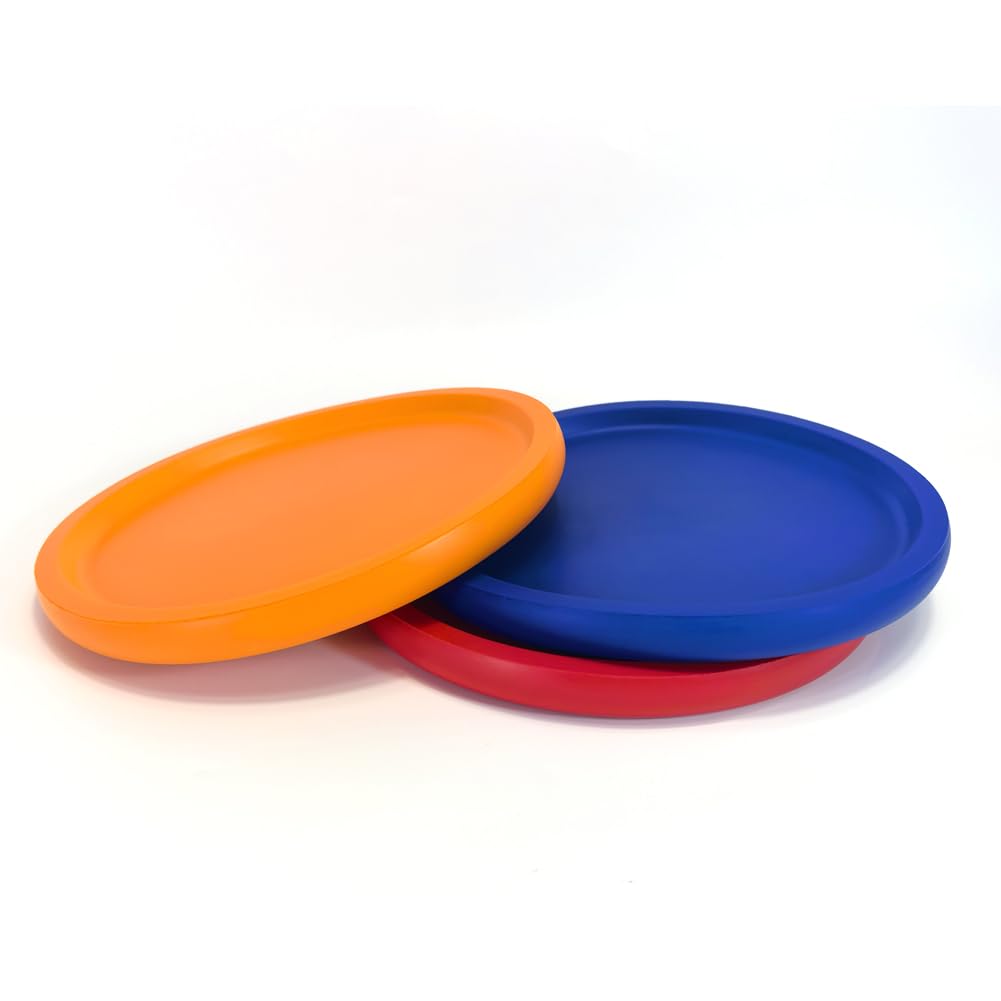EQLEF Disque Volant, Mousse PU Douce Volant Disque Jouet de Plage Jouet de Parc Sportif en Plein Air pour la Famille de L'École de Maternelle (Bleu)