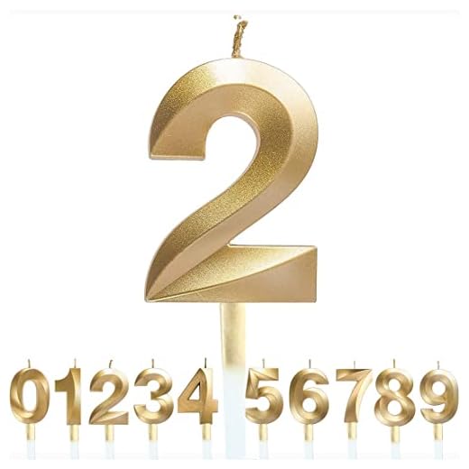 Velas con números de cumpleaños Velas de pastel de cumpleaños con forma 3D Velas de cumpleaños con purpurina dorada Decoración decorativa para cumpleaños Aniversario Boda Fiesta de graduación