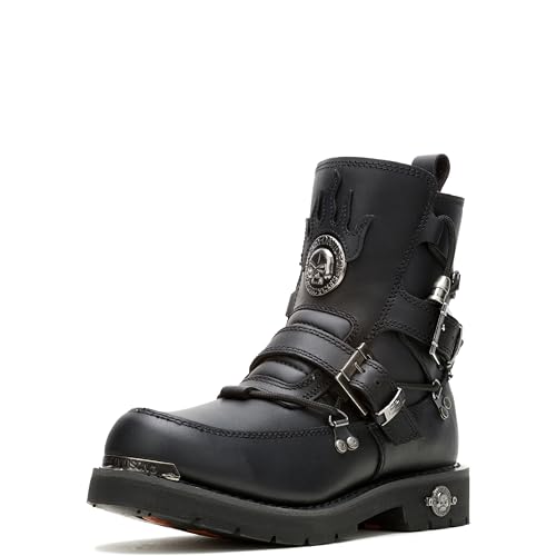 HARLEY-DAVIDSON FOOTWEAR Men's Distortion Boot,Black,11 M