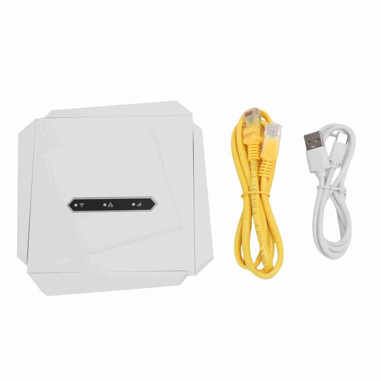 Alomejor Portable 4G LTE Wireless Router 300Mbps | Gniazdo karty SIM 4G, obsługuje 32 urządzenia, do użytku w domu i w podróży, bezpieczne połączenie internetowe, łatwa