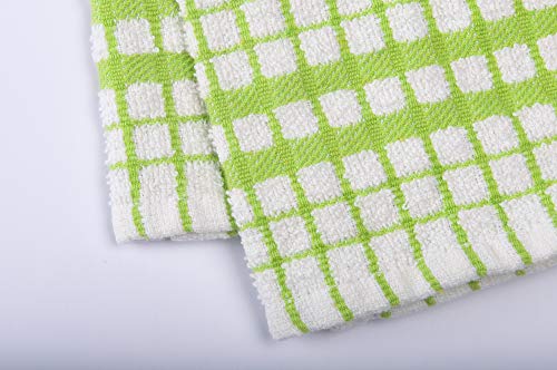 Neolino Terry Kitchen Towels, 100% Cotton Kitchen Dish Towels, Set Of 6 (15 X 25 Inches)-400 Gsm - Absorbent Kitchen Towels Perfect For Every Day Use - Multi Coloured #TOP5