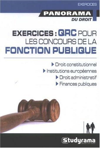 Exercices Qrc pour les Concours de la Fonction Publique Gratuit