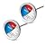 BBQ Smoker Thermometer, 2-Inch Dial Temperature Gauge with Fahrenheit and Heat Indicator, Stainless Steel Probe, 2-Pack, 550°F Range, Waterproof