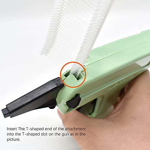Retail Price Tag Attacher Tagging Gun For Clothing Clothes Label Tag With 6 Needles & 1000Pcs Barbs Fasteners Store Warehouse Consignment Garage Yard Sale #TOP4