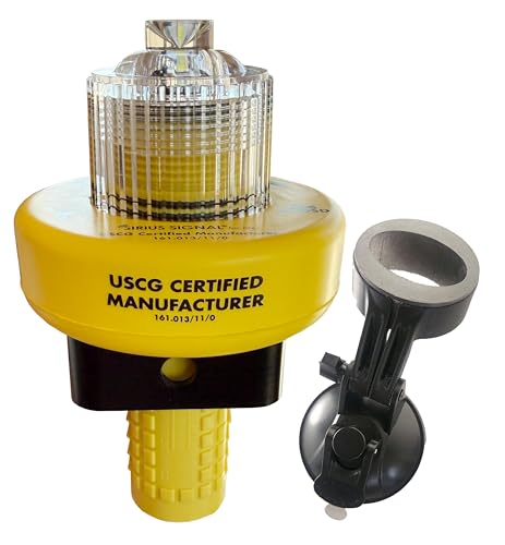 Sirius Signal C-1004 SOS LED Distress Signal - White & Infrared, USCG Approved, Includes Display...