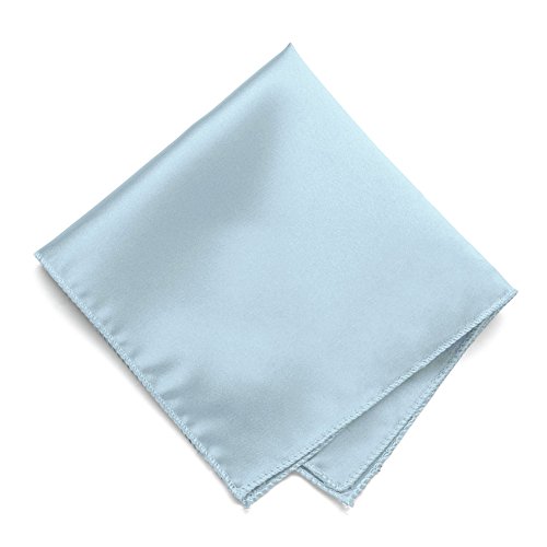 Image of tiemart Solid Color Pocket Squares for Men | For Suits, Perfect for Wedding Parties, 12 x 12 inch / 30 x 30 cm