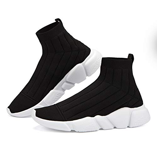 Image of Casbeam Men's Running Knit Comfortable Lightweight Breathable Casual Sports Shoes Fashion Sneakers Slip-On Walking Shoes