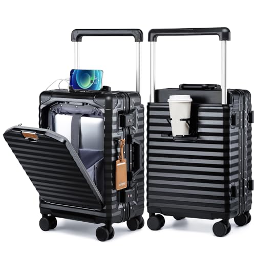 Joyway 20 Inch Carry on Luggage with Aluminium Frame and