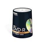 TDK 4.7GB 16x DVD-R 100-Pack Spindle (Discontinued by Manufacturer)